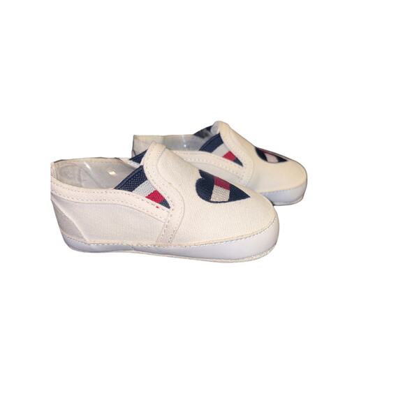 Nwt Tommy Hilfiger Baby Slip On Shoes Sz 3 - Picture 4 of 8